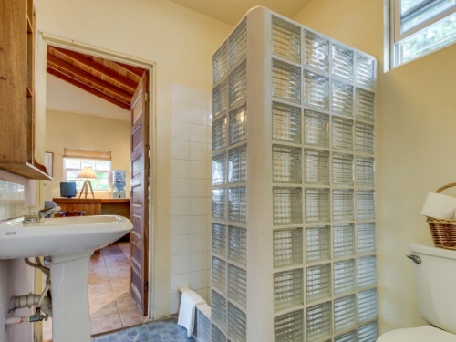 Glass Tiled Shower Glass Tiled Shower